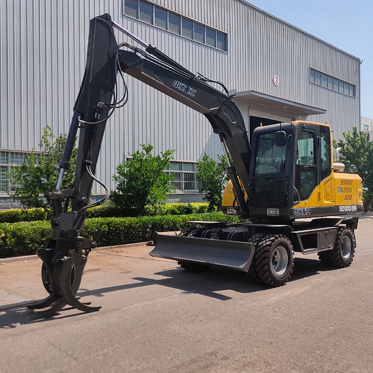 100型輪式抓木機  