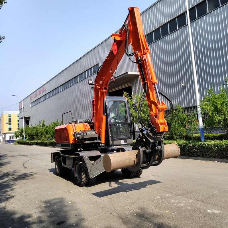 100型輪式抓木機(jī)